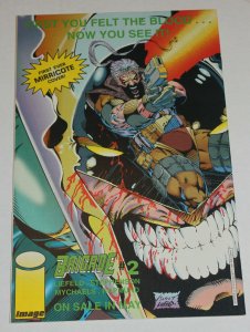 SUPREME #2 (1992) IMAGE COMICS ROB LIEFELD RARE NEWSSTAND VARIANT NM 9.4