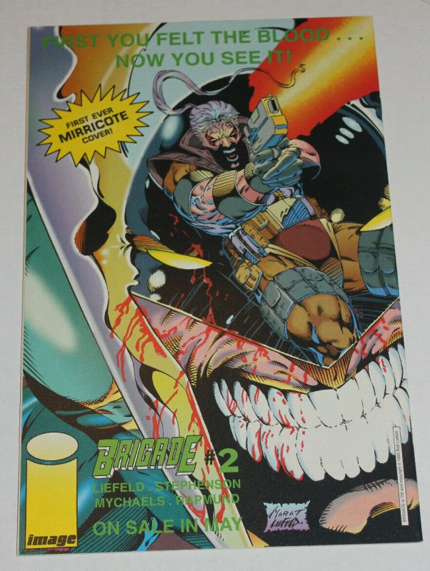 SUPREME #2 (1992) IMAGE COMICS ROB LIEFELD RARE NEWSSTAND VARIANT NM 9.4