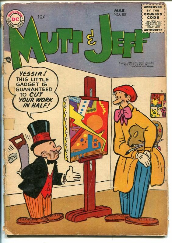 Mutt & Jeff #85 1956-DC-Bud Fisher art-G