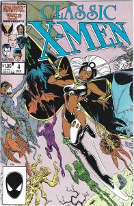 Classic X-Men #4 through 7 Direct Edition (1986)