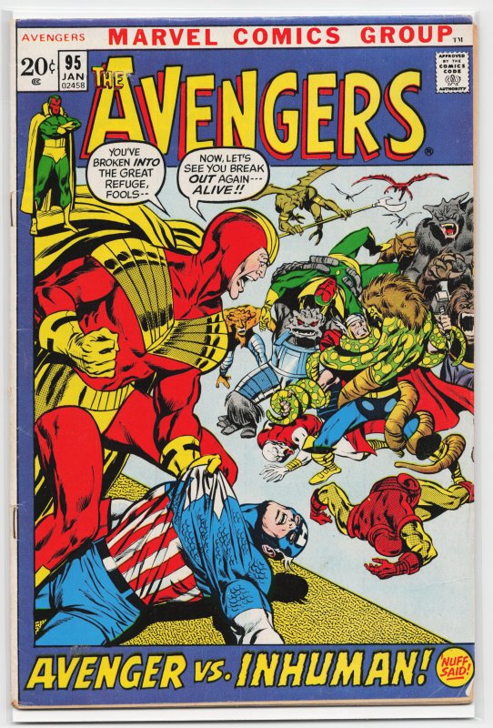 The Avengers #95 (1972) The Avengers