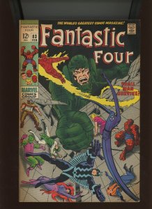 (1969) Fantastic Four #83: SILVER AGE! KEY! MAXIMUS (COVER APPEARANCE)! (4.0)