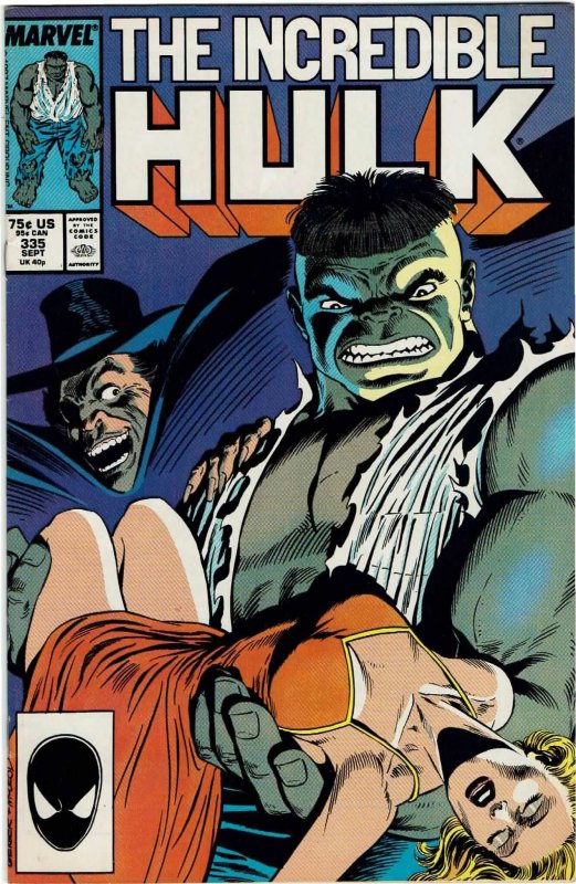 Incredible Hulk #335 (1968) Peter David Grey Hulk NM-