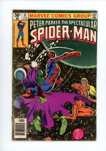 THE SPECTACULAR SPIDER-MAN #51  (1981) MARVEL COMICS