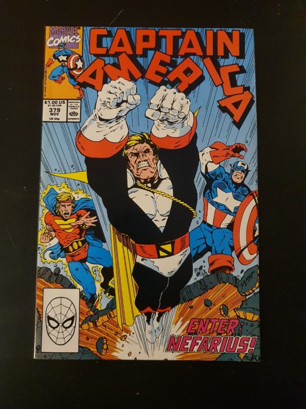 Captain America #379 Direct Edition (1990)
