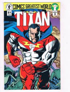 Comics Greatest World: Titan #3 VF/NM Dark Horse Comic Book July 1993 DE43 TW14