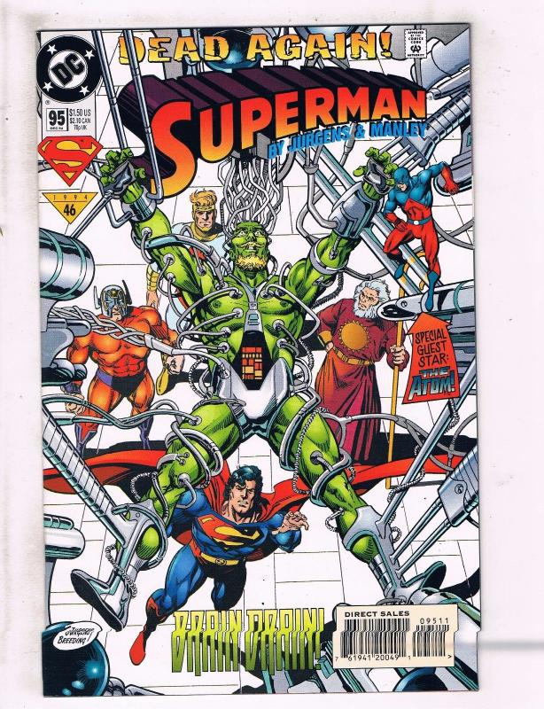 10 Superman DC Comic Books # 88 89 90 91 92 93 0 94 95 96 Flash Atom Batman J108