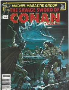 Savage Sword of Conan #82 Marvel Comics Magazine 1982 VF+