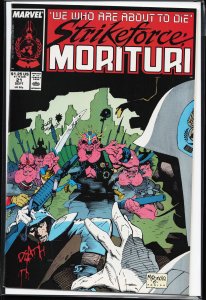 Strikeforce: Morituri #21 (1988) Strikeforce: Morituri