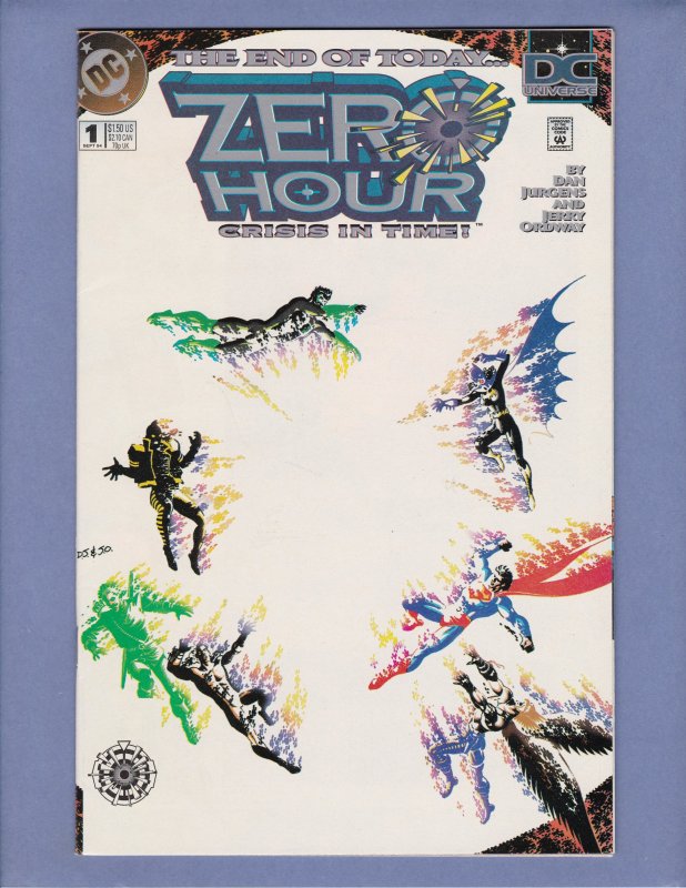 Zero Hour #0 1 2 3 4 Ashcan DC Comics 1994