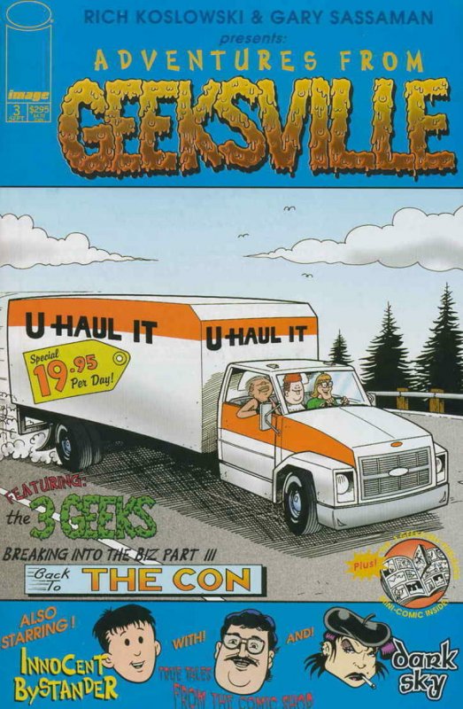 GEEKSVILLE #3, NM, Rich Koslowski, 2000, Gary Sassaman, more indies in store