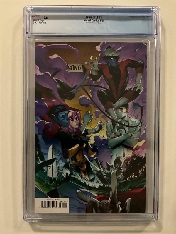 Way of X #1 Vicentini Cover CGC 9.8