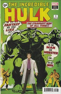 The Incredible Hulk # 3 Classic Homage Variant Cover NM Marvel 2022 [R2]