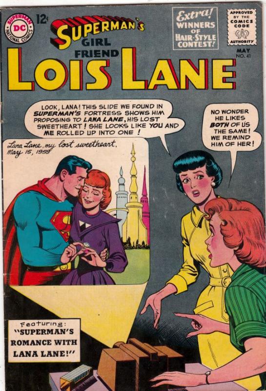 Superman's Girlfriend Lois Lane #41 (May-63) VF+ High-Grade Superman, Lois Lane