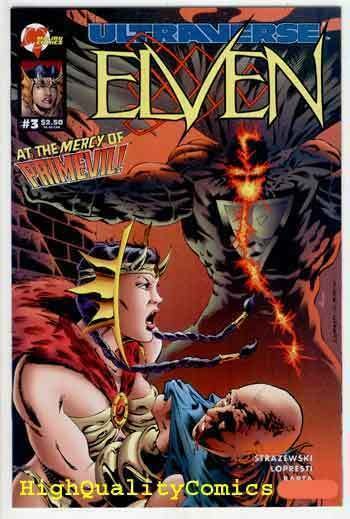 ELVEN #3, NM, Primevil, Malibu,  1995, Ultraverse, Femme, more indies in store