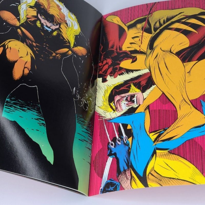 Sabretooth 1 Marvel 1993 FN- 1st  Solo Series Die Cut Painted Cover Wolverine