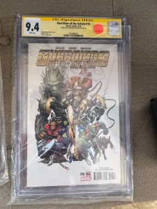 Guardians of the Galaxy #10 CGC 9.4 SS Bendis