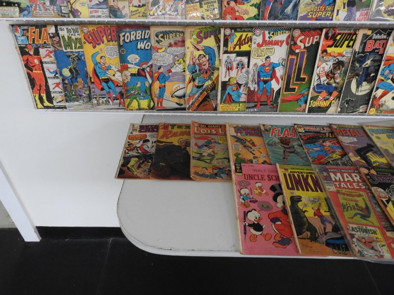 Huge 140+ Silver/Bronze Comics Low Grade Lot!! W/ Action Comics, Iron Man + MORE