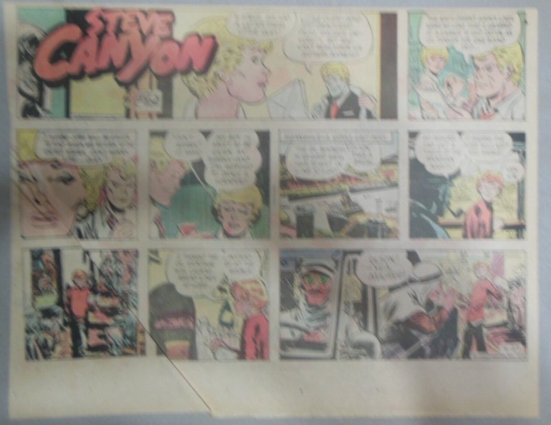 (19) Steve Canyon Sundays by Milton Caniff  1975 Size:  Thirds, Halves, 1/4's