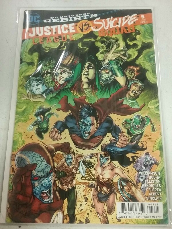 DC JUSTICE LEAGUE VS SUICIDE SQUAD #5 2017 NW21