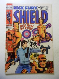 Nick Fury, Agent of SHIELD #12 (1969) VG+ Condition