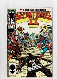 Secret Wars II #1 (1985) A Fat Mouse Almost Free Cheese 4th Menu Item (d) KEY