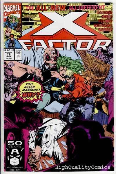 X-FACTOR #72, NM+, New Team, Peter David, Milgrom, more XF in store