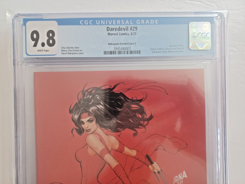Daredevil #29 - Nakayama Variant Cover C - 2021 - CGC 9.8