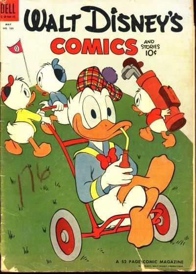 Walt Disney's Comics and Stories #164, VG- (Stock photo)