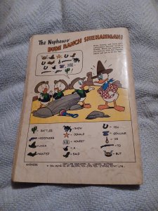 Uncle Donald & Nephews, Dell Giant #52, Dude Ranch, 1961, Puzzles Silver Age