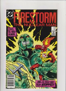 Fury of Firestorm #52 VF/NM 9.0 Newsstand DC Comics 1986 Copper Age, Nuclear Man