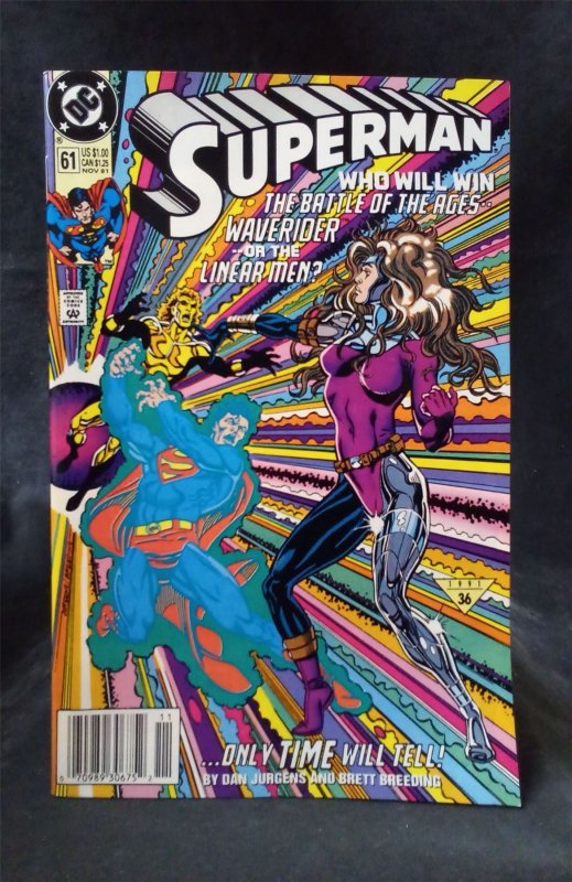 Superman #61 1991 DC Comics Comic Book DC Comics Comic Book