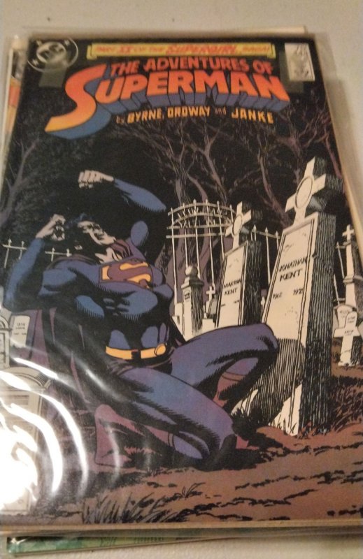 Adventures of Superman #444 Newsstand Edition (1988) Superman