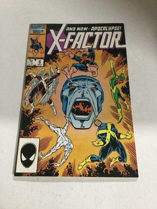 X-Factor 6 Nm- Near Mint- First Appearance Of Apocalypse Marvel