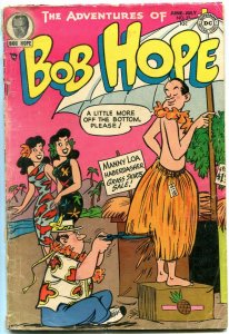 Adventures of Bob Hope #27 1954- Tiki / Hawaiian cover- hula girls G