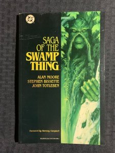 1987 SAGA OF THE SWAMP THING by Moore & Bissette SC FN 6.0 2nd DC Comics