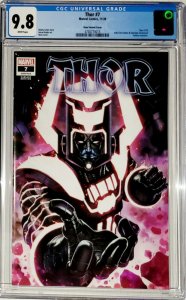 THOR #7 CGC 9.8 (Marvel 2020) SKAN store exclusive variant featuring Galactus 