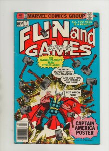 Marvel Fun & Games #7 - Thor & Mjolnir Cover - (Grade 7.0) 1980