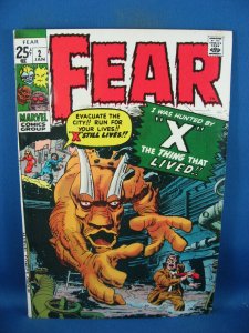 FEAR 2 VF GIANT SIZE SQUAREBOUND MARVEL 1971
