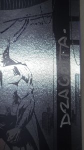 BATMAN #1 DC COMICS 2025 NYCC EXCLUSIVE FOIL 2X SIGNED JIMENEZ/DRAGOTTA NM