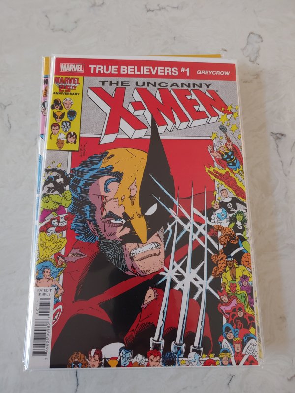 THE UNCANNY X-MEN TRUE BELIEVERS #1