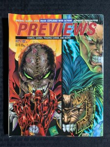 1995 April PREVIEWS Magazine FN+ 6.5 Batman is Back / Spawn Youngblood