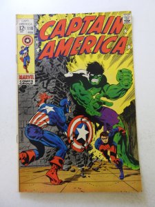Captain America #110 (1969) FN/VF condition