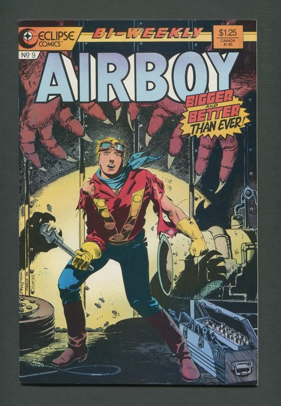 Airboy #9  /  7.5 VFN-  / November 1986