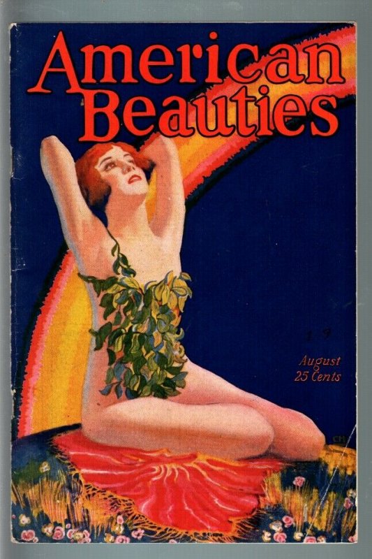 AMERICAN BEAUTIES-AUG 1926-RARE SILENT MOVIE STAR PULP- FN- 