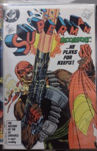 SUPERMAN # 4 1987  DC comics KEY 1ST APPERANCE BLOODSPORT  john byrne