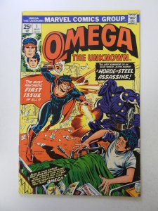 Omega the Unknown #1 (1976) FN/VF condition MVS intact see description