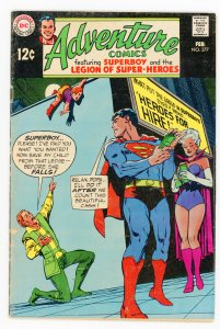 Adventure Comics #377 Jim Shooter Curt Swan Cover Legion of Super-Heroes Supe...