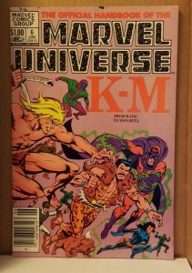 The Official Handbook of the Marvel Universe #6 (1983)