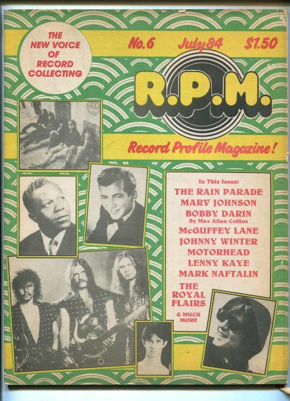 Record Profile Magazine #6 1984-Bobby Darin-Motorhead-Lenny Kaye-FN